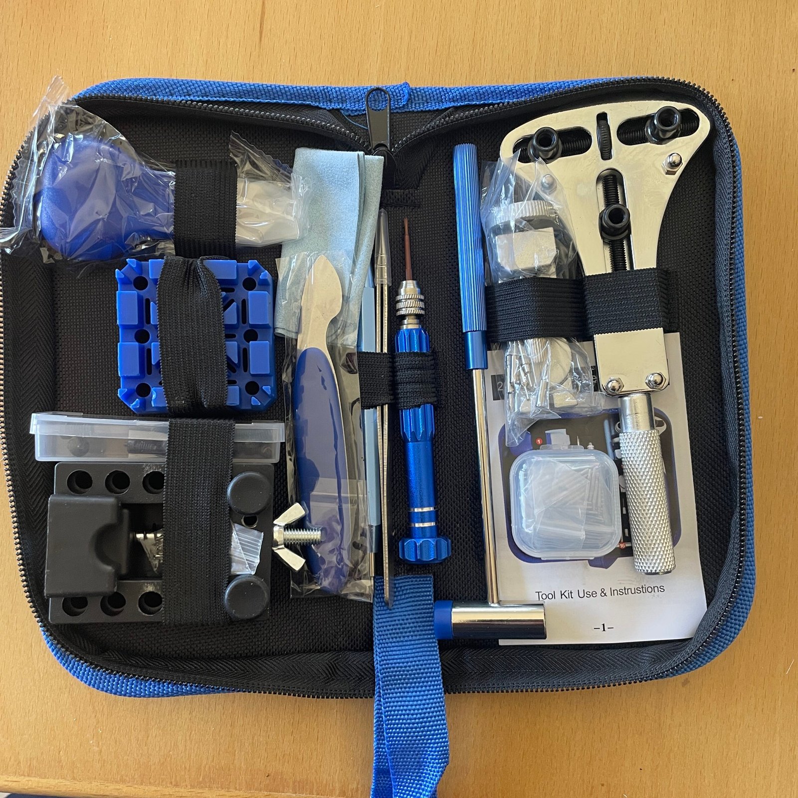 208-Piece Professional Watch Repair Tool Set – High-Quality Kit for Battery Replacement, Strap Adjustment & Case Opening - Image 2