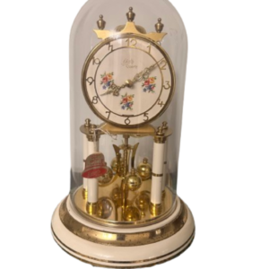 Large Schatz Quartz Anniversary Clock – Cleaned, Serviced & Working