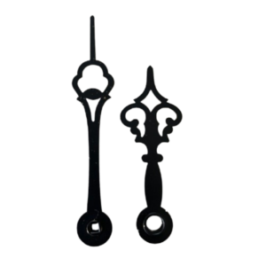 Hermle Black Serpentine Clock Hands – Multiple Sizes