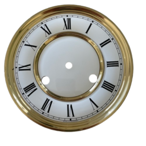 Dial for Hermle 141 Series Movement – Ø152 mm / 6" – New Old Stock
