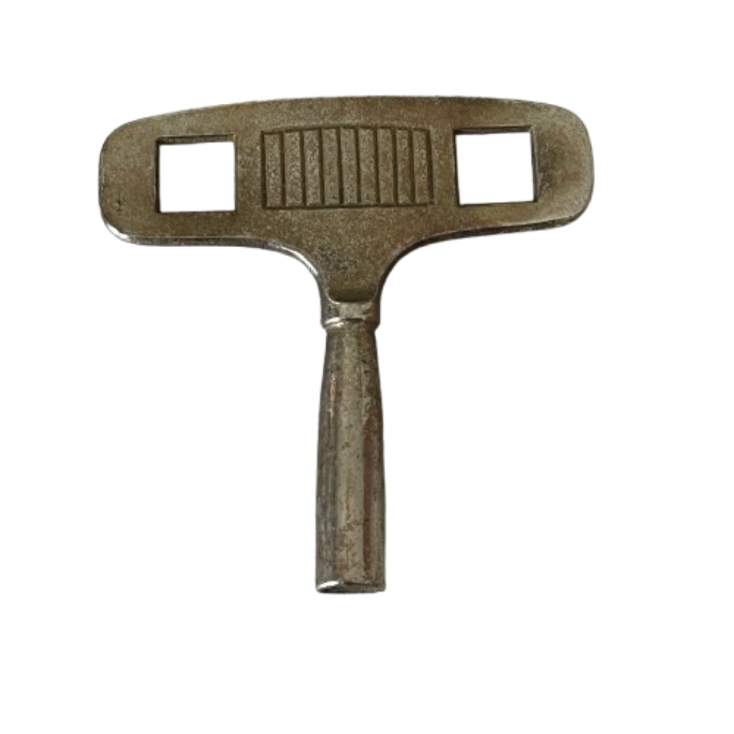 NOS German Made Steel Clock Key – 4 mm x 4 mm Shaft # TWO