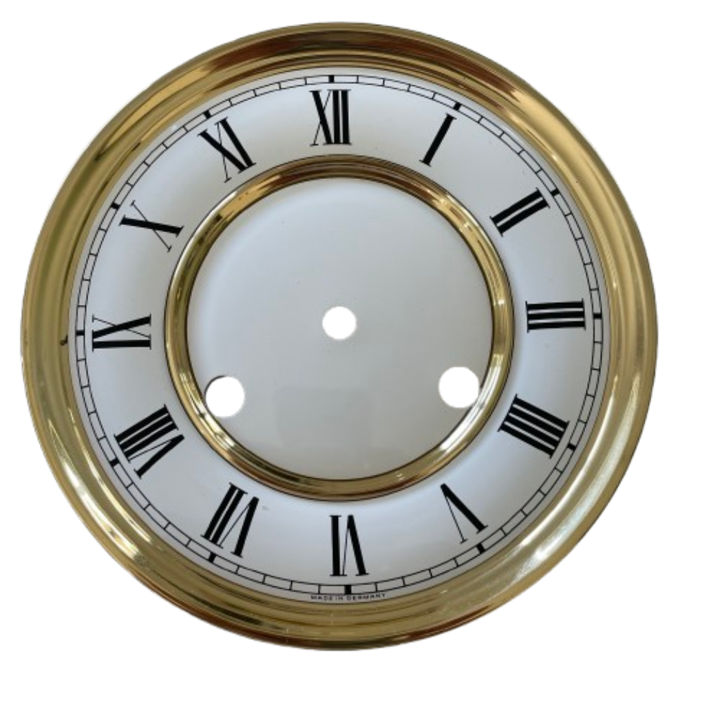 Dial for Hermle 141 Series Movement – Ø152 mm / 6" – New Old Stock