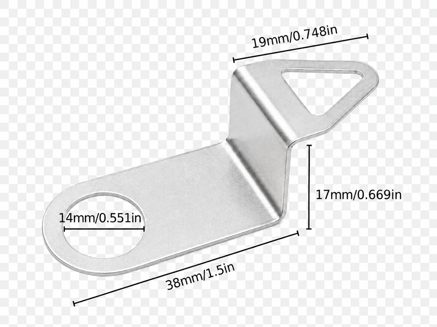 Quartz Clock Movement Hanging Hook / Metal Wall Hanger