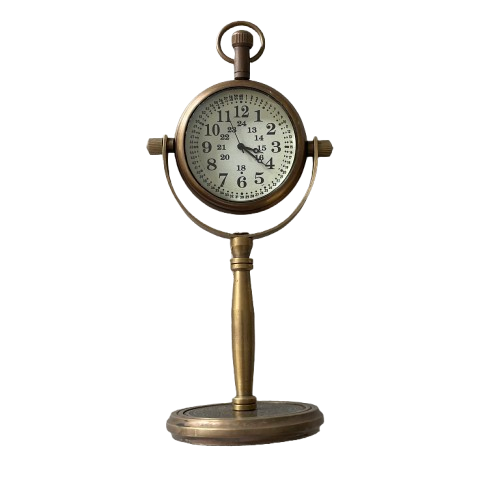 Maritime Compass Antique Style Victoria Desk/Table Clock, Style-B