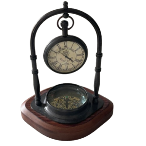 Maritime Compass Antique Style Victoria Desk/Table Clock, Style-C
