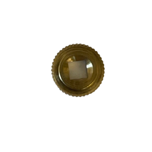 German Brass Square Bush Nut for Black Forest Cuckoo Clock Hands – 2.45mm Minute Hand Nut