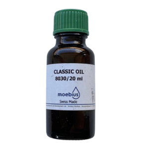 Moebius 8040 Natural Clock Oil 20ml – Original Swiss Made Yellow Top for Clock Repair