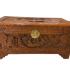 Vintage Carved Camphor Wood Blanket Chest – 79cm