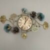 Large Decorative Floral Wall Clock